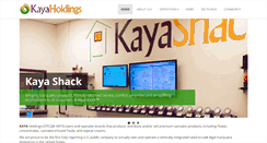 Desktop Screenshot of kayaholdings.com